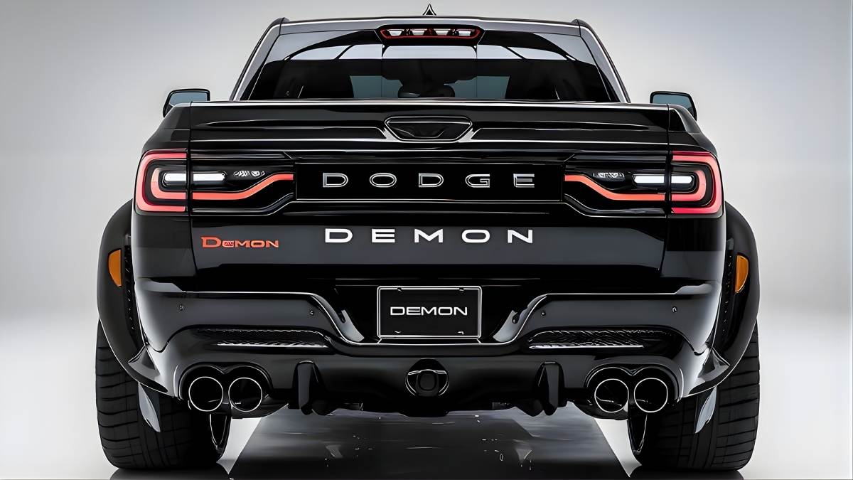 Dodge Demon Pickup Supercharged V8 Power Transformed Into a Brutal Pickup!